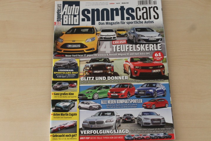 Deckblatt Auto Bild Sportscars (10/2012)